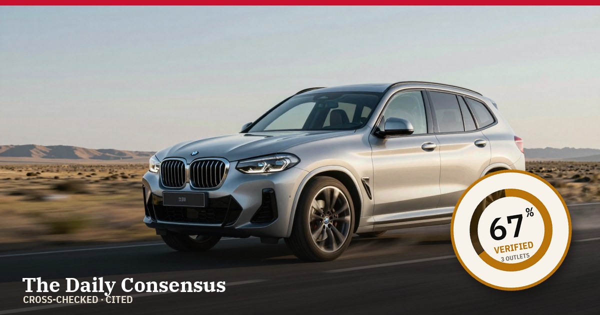 Share image: 2027 BMW X3 M50 Boosts Power, Priced at $67,500 — 67% verified