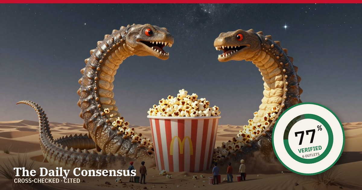 Share image: AMC Unveils Innovative 'Double Sandworm' Popcorn Bucket for Dune: Part Three — 77% verified