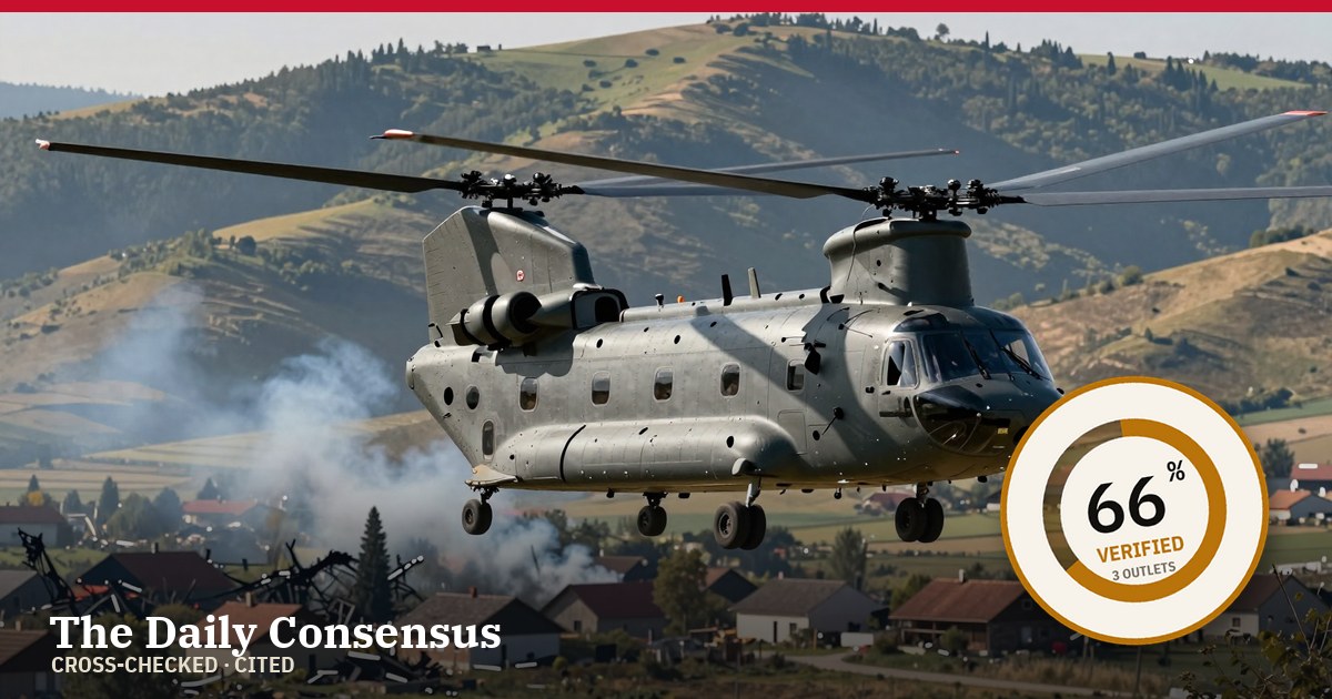 Share image: EU Force Helicopter Crash in Bosnia Kills Four, Injures Eleven — 66% verified