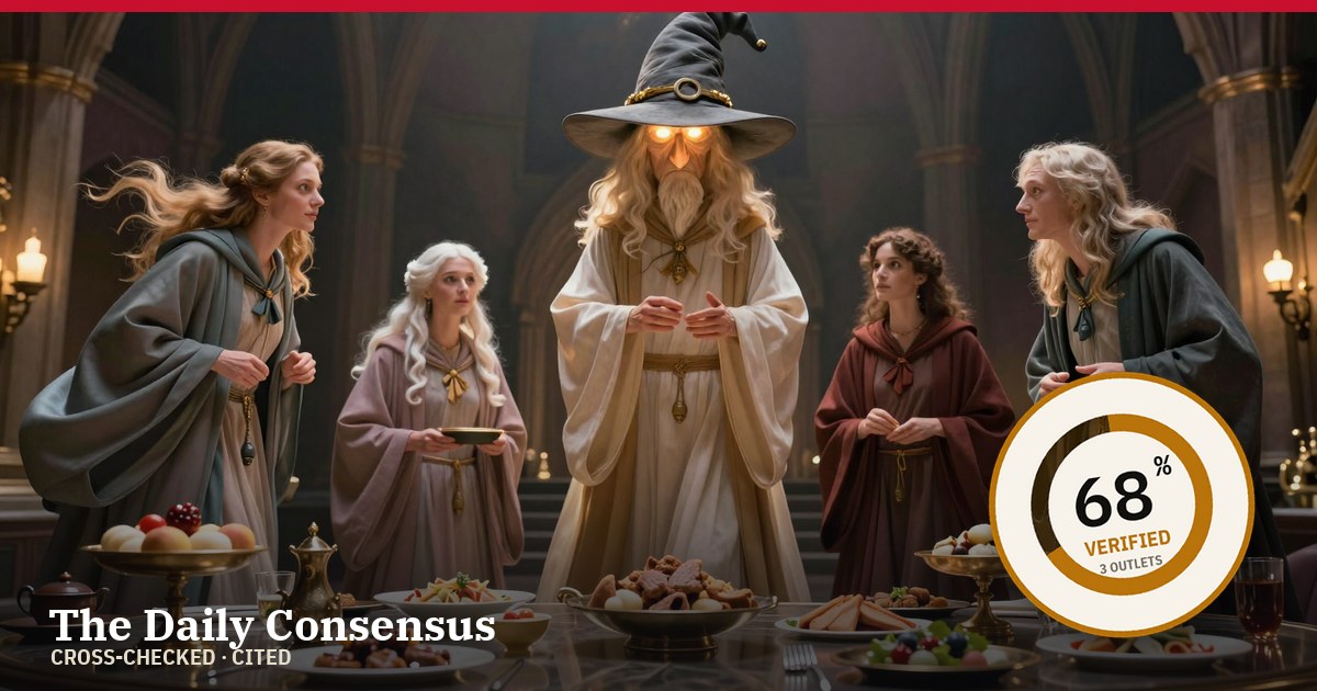 Share image: HBO's Harry Potter Series Reveals Key Casting Choices for Sorting Hat and House Ghosts — 68% verified