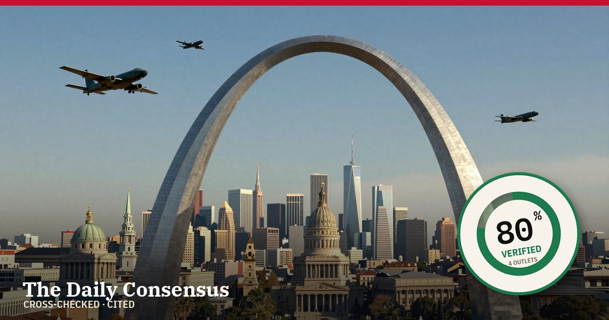 Share image: Hegseth and DHS Assert Trump's 250-Foot Arch Will Serve as Critical Military Base — 80% verified