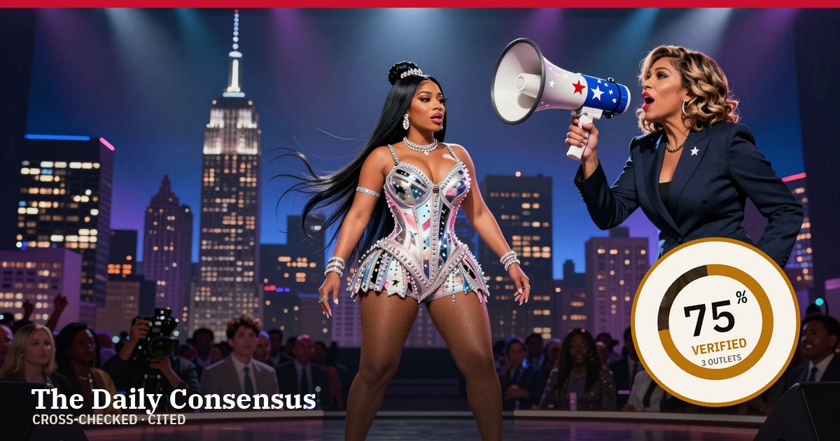 Share image: Nicki Minaj Calls New York Governor 'Evil Woman', Hochul Fires Back With Trump Jibe — 75% verified