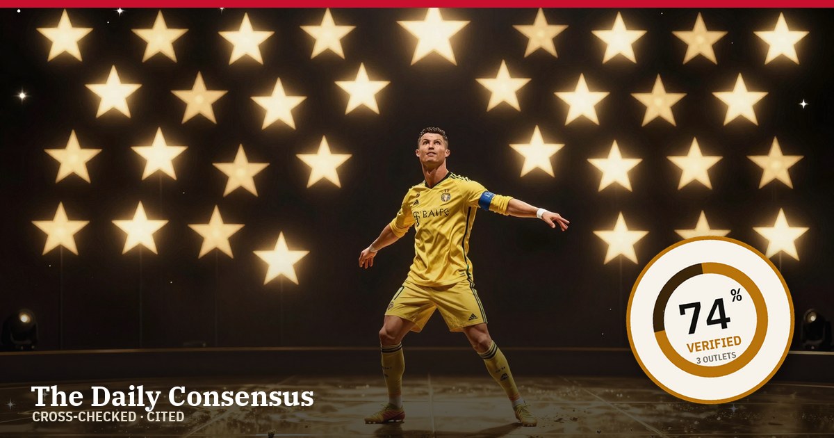 Share image: Ronaldo Scores Hat-Trick, Inches Closer to 1,000 Career Goals — 74% verified